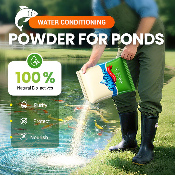 500g Premium Pond Care Powder | Water Clarifier & Algae Control 🐟
