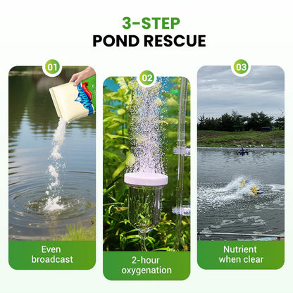 500g Premium Pond Care Powder | Water Clarifier & Algae Control 🐟
