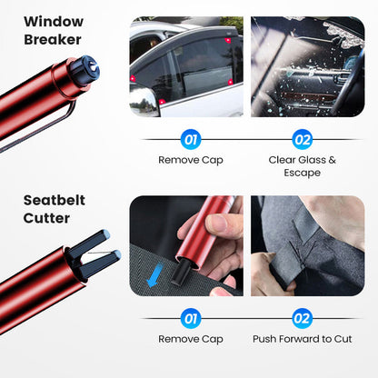 Mini Emergency Car Escape Tool (Buy 1 Get 1 Free 🔥🔥😍)