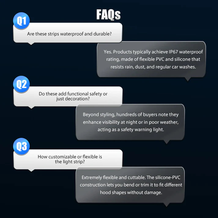 🔥【Dynamic Scan HoodBeam Kit】- 50% OFF! Light up your hood with hypnotic smooth scanning effects! ✨🚗