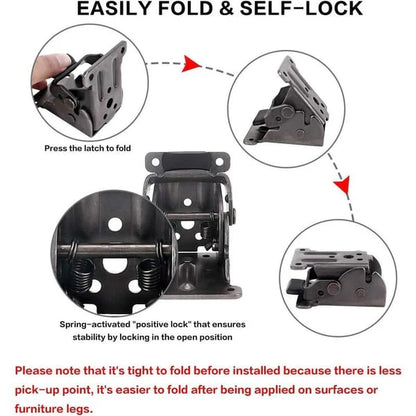 🔥Hot Sales now 49% OFF🔥🎉90° Self-locking Hinge: Anti-corrosion, Invisible Design