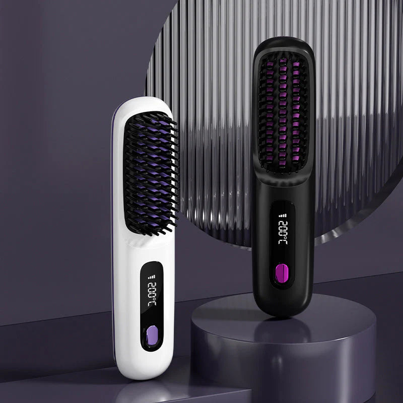 🔥Summer Hot Sale 40% Off🔥Wireless Ceramic Heating Hair Straightening Comb