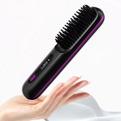 🔥Summer Hot Sale 40% Off🔥Wireless Ceramic Heating Hair Straightening Comb