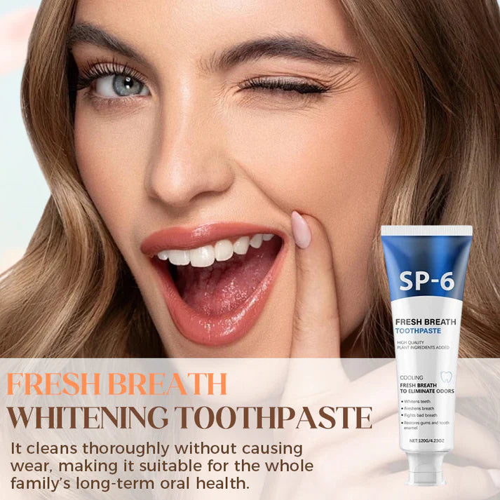 🔥Christmas Limited-Time Offer: 40% OFF!!!🔥120g Fresh Breath & Whitening Toothpaste